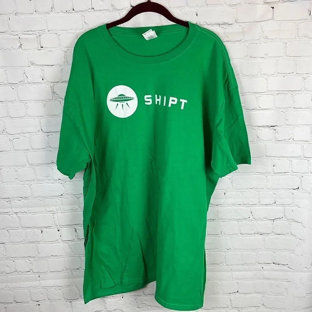 Shipt T-shirt Green Size 3XL